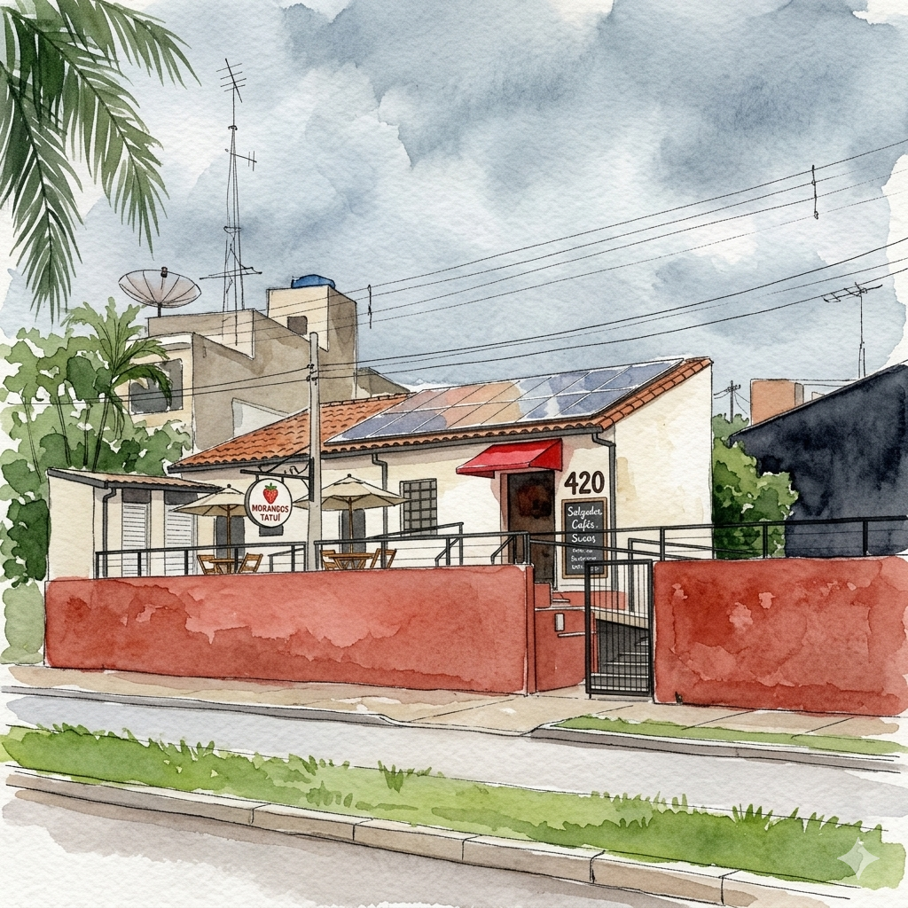 Fachada Morangos Tatuí